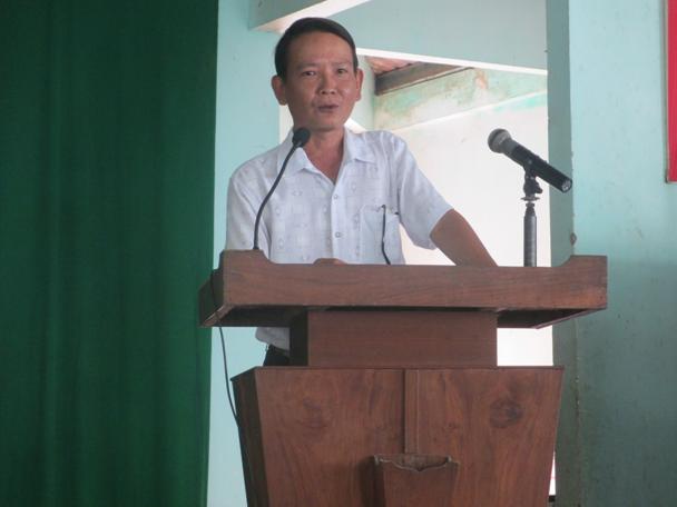 Tập huấn kỹ thuật trồng và chăm sóc chuối già cấy mô tại xã Phú Khánh huyện Thạnh Phú 