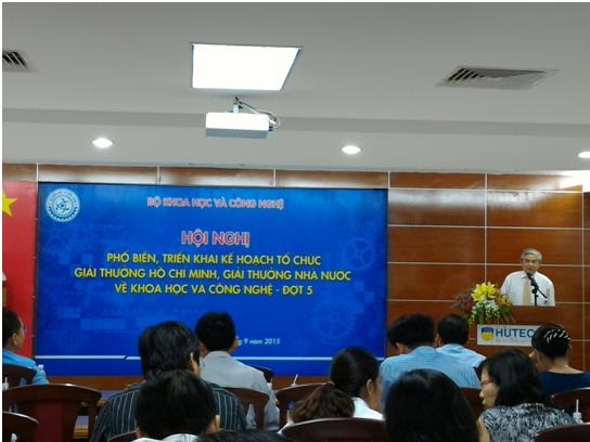  Hội nghị triển khai kế hoạch tổ chức Giải thưởng Hồ Chí Minh và Giải thưởng nhà nước về Khoa học và công nghệ 